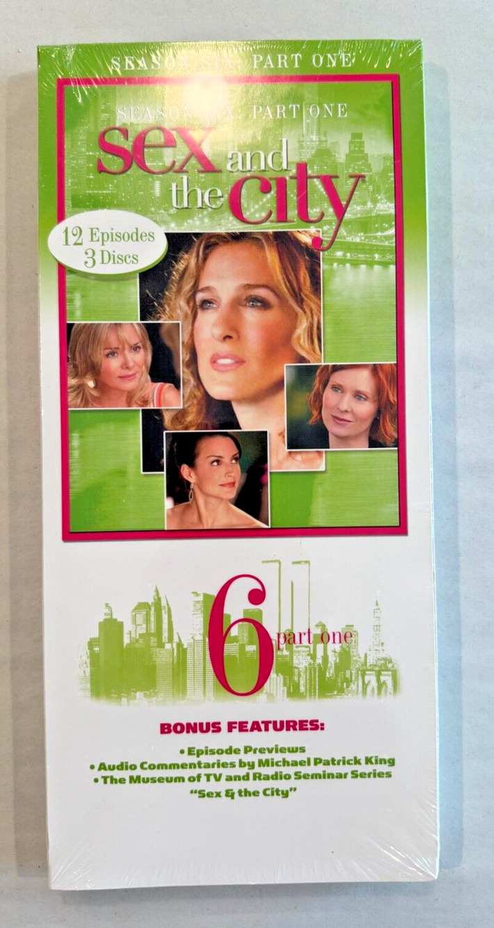 New Sealed SEX AND THE CITY Season 6 Part 1 & Part 2 Six DVD Set VRBO AirB&B
